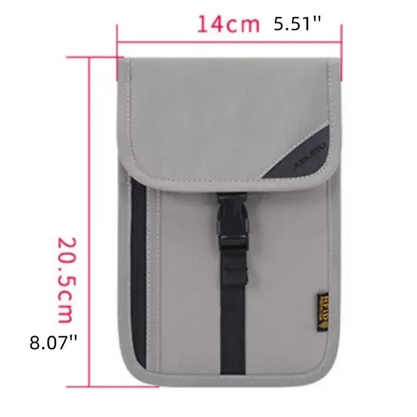 Multifunctional RFID Neck Wallet ID Bag