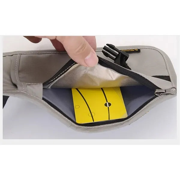Multifunctional RFID Neck Wallet ID Bag