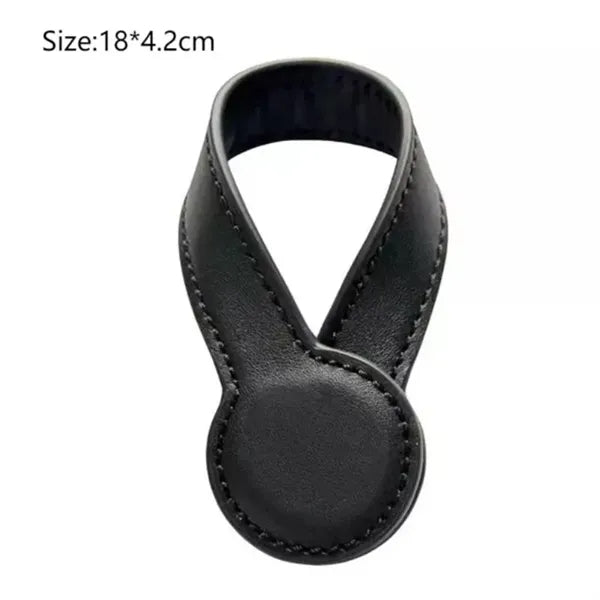 Multi-Purpose Leather Magnetic Hat Clip