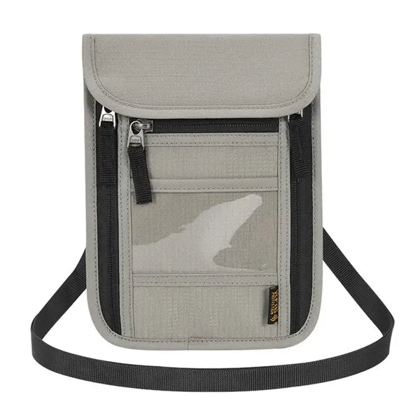 RFID Blocking Neck Wallet Passport Holder