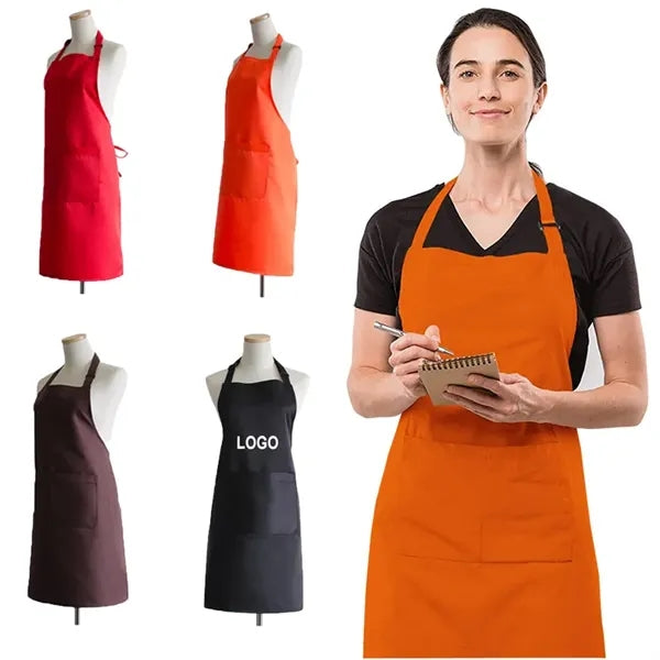 Adjustable Bib Apron Waterproof Resistant