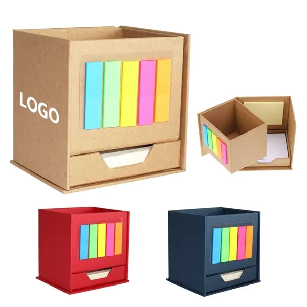Rotatable Memo Pad Box