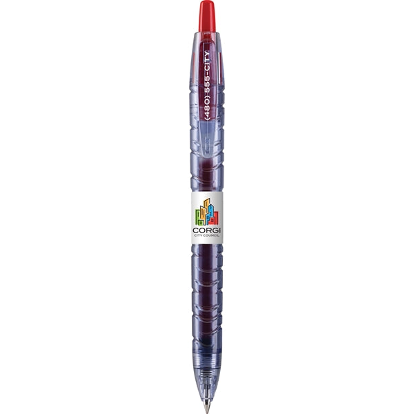Recycled Gel Roller Pen Custom - Label