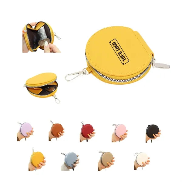 Small Coin Wallet With Keychain