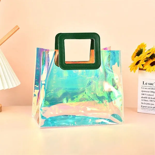PVC Laser Holographic Tote Bags
