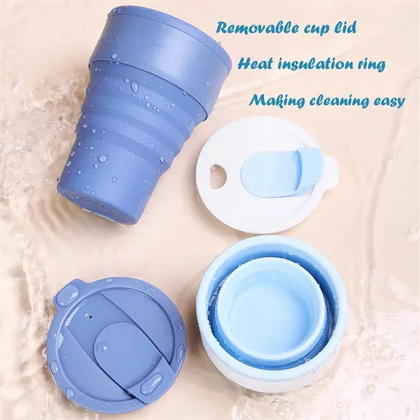 Fexisip Pro,Silicone+PP Collapsible Travel Cup