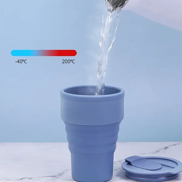Fexisip Pro,Silicone+PP Collapsible Travel Cup