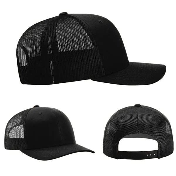 Mesh Trucker Baseball Cap with Adjustable Snapback