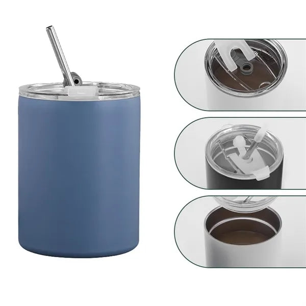 Stainless Steel Insulated Tumbler with Straw