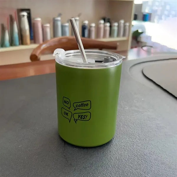 Stainless Steel Insulated Tumbler with Straw