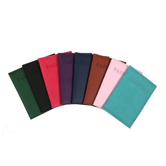 Passport Holder for Travel Essentials PU Leather Case