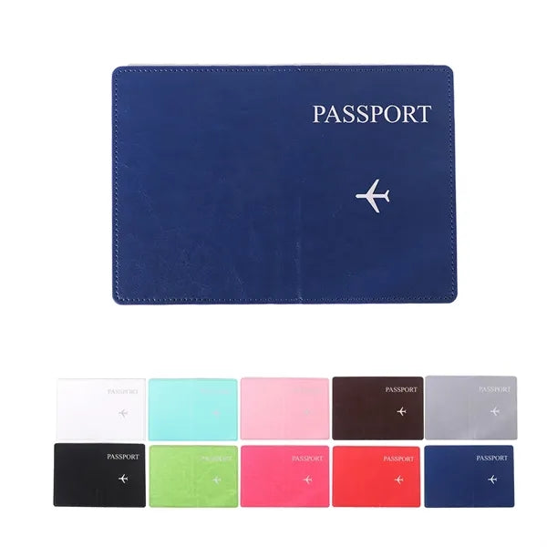 Passport Holder for Travel Essentials PU Leather Case