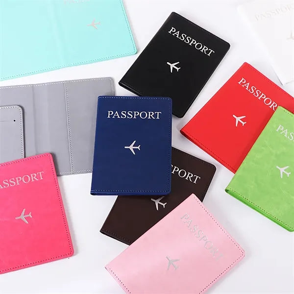 Passport Holder for Travel Essentials PU Leather Case
