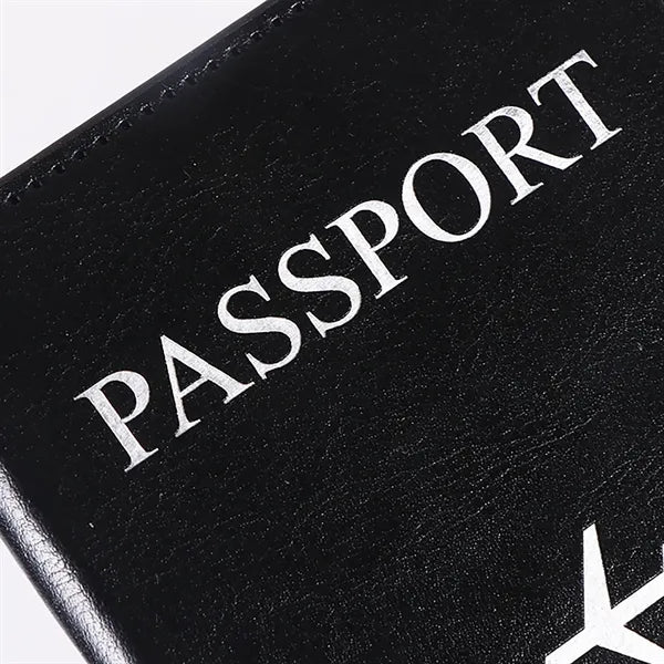 Passport Holder for Travel Essentials PU Leather Case