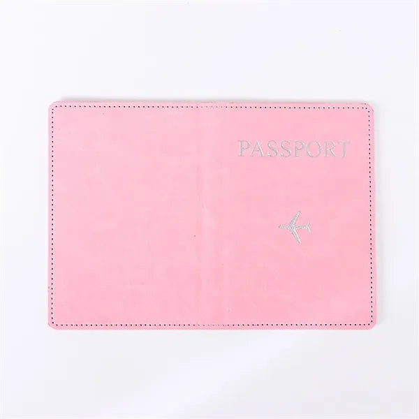 Passport Holder for Travel Essentials PU Leather Case
