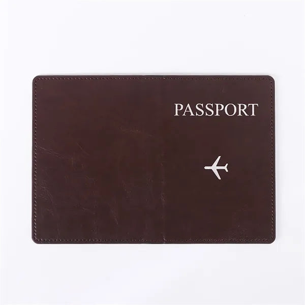 Passport Holder for Travel Essentials PU Leather Case