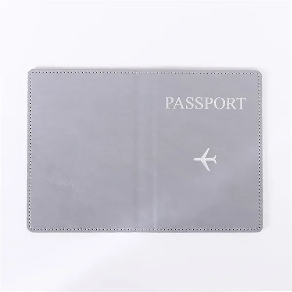 Passport Holder for Travel Essentials PU Leather Case