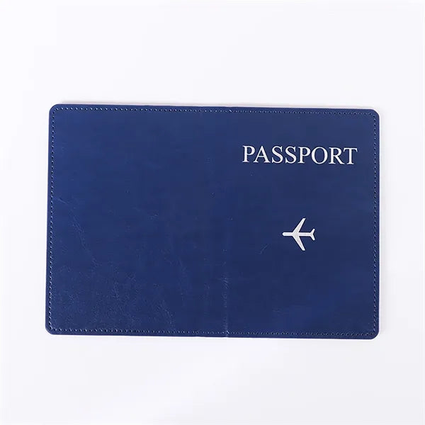 Passport Holder for Travel Essentials PU Leather Case