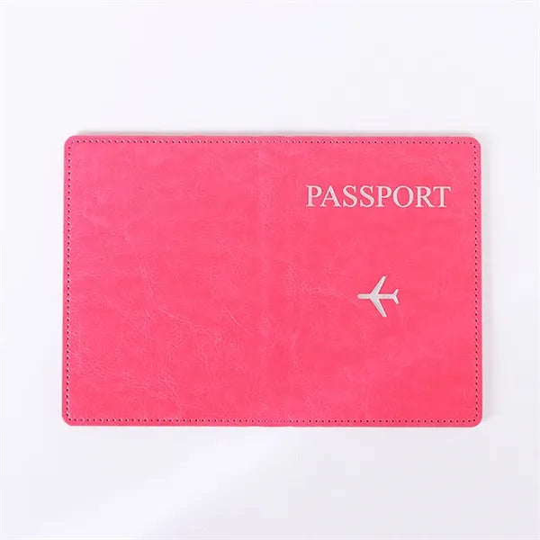 Passport Holder for Travel Essentials PU Leather Case