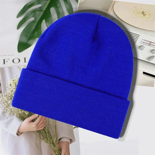 Knit Beanie with Cuff