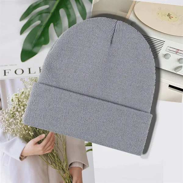 Knit Beanie with Cuff