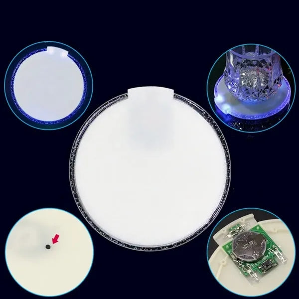 LED Round Drink Coaster