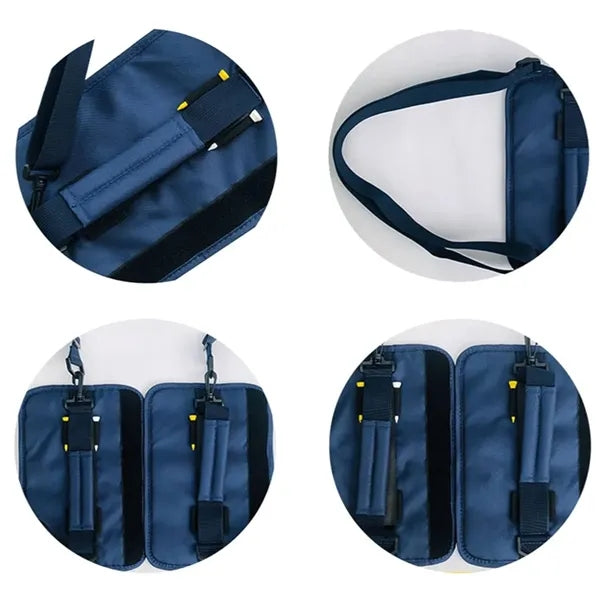 Golf Accessory Bag with Handle and Shoulder Strap