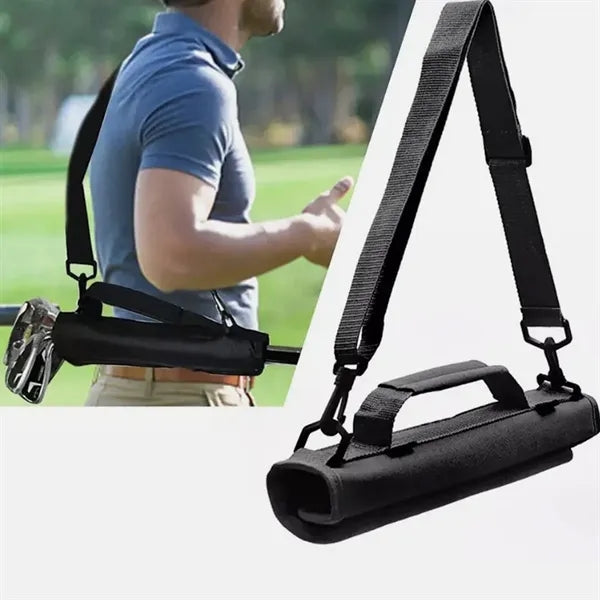Golf Accessory Bag with Handle and Shoulder Strap