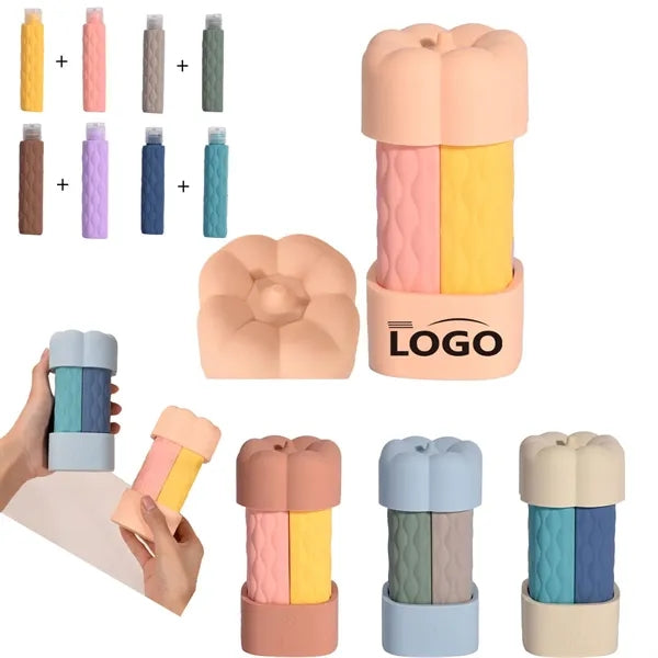 Travel 4-in-1 Silicone Dispensing Bottle