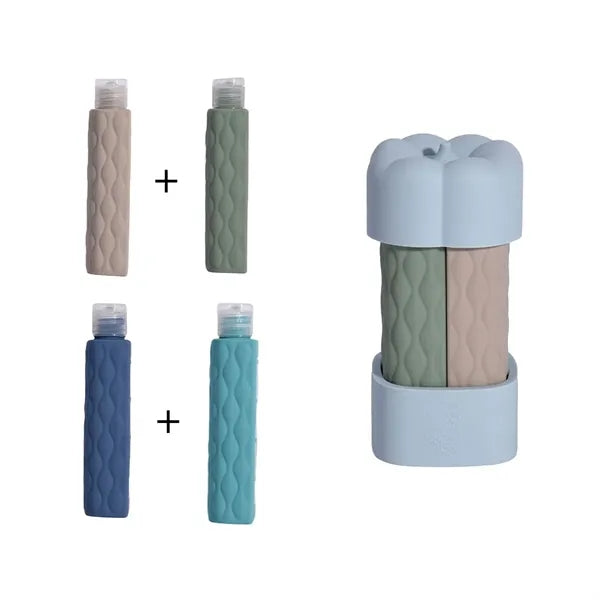 Travel 4-in-1 Silicone Dispensing Bottle