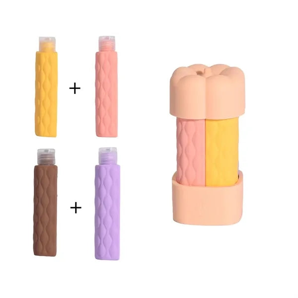 Travel 4-in-1 Silicone Dispensing Bottle