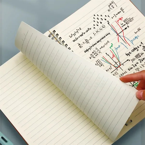 A5 Kraft Spiral Notebook with Lined Pages