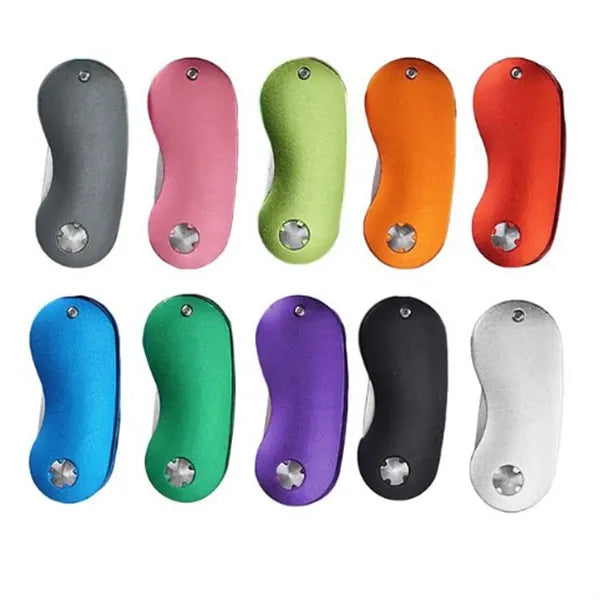Golf Divot Tool with Magnetic Ball Marker and Clip