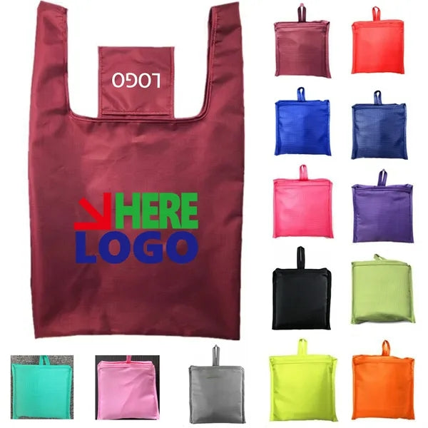 Oxford Waterproof Foldable Grocery Bag
