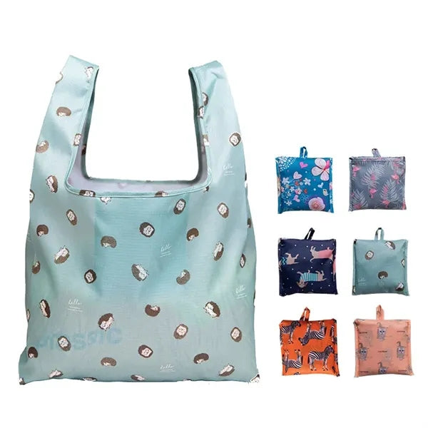 Oxford Waterproof Foldable Grocery Bag