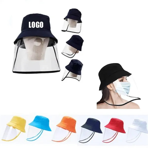 Fisherman Hat Transparent Safety Face Shield Cover