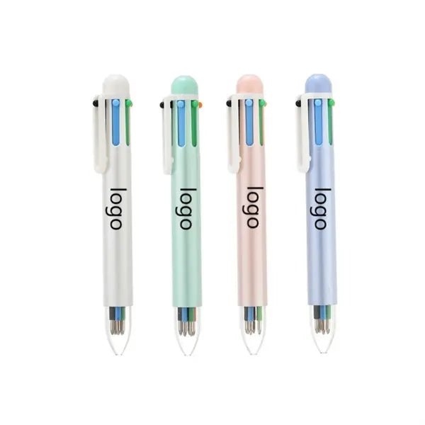 6 Colors Retractable Ballpoint Pens