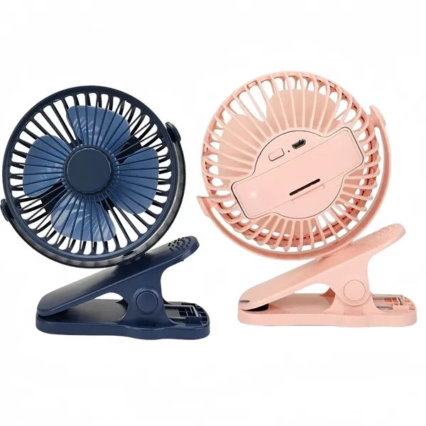 USB rechargeable clip fan