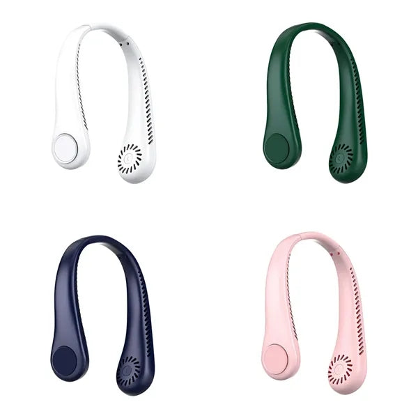 Portable Charging Neck Hanging Lazy Silent Bladeless Fan