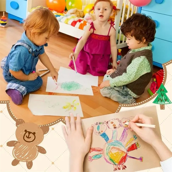 Mini Colored Pencils Bulk in Kraft Boxes