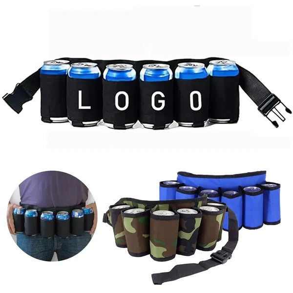 Party Camping Picnic Beer Belt Waist Strap with Buckle