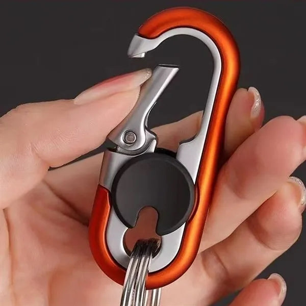 Sophisticated Double Loop AntiLoss Keychain for Business Men
