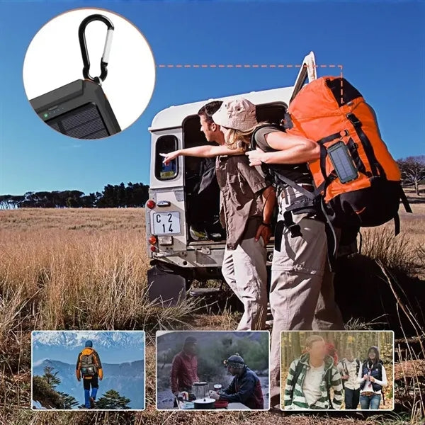 10000mAh solar waterproof power bank