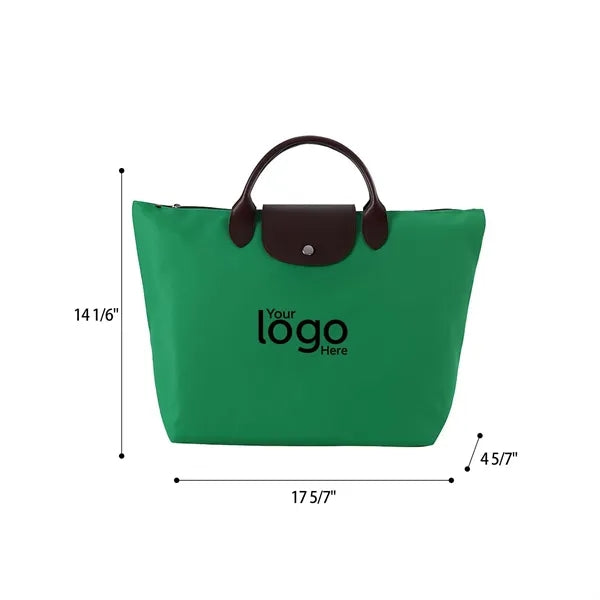 Foldable Oxford Shopping Tote Bag for Daily Use