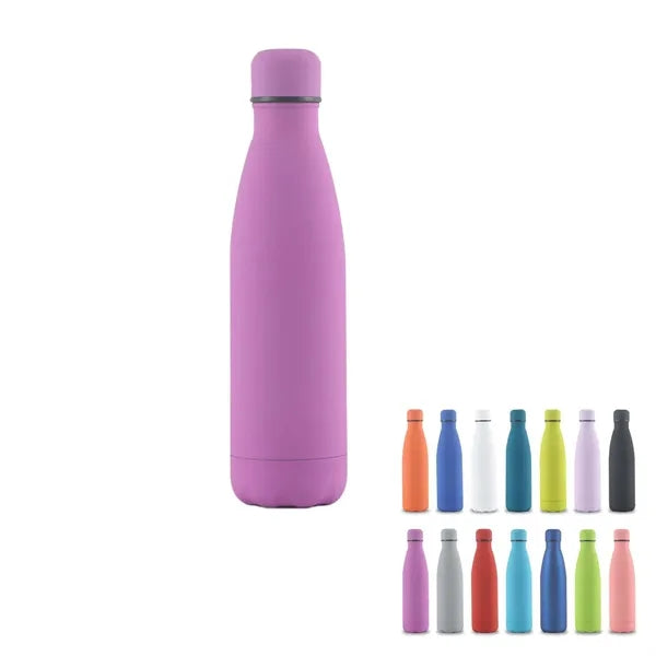 350ml Rubber Coated Stainless Steel Insulated Cola Bottle