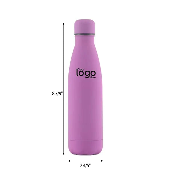 350ml Rubber Coated Stainless Steel Insulated Cola Bottle
