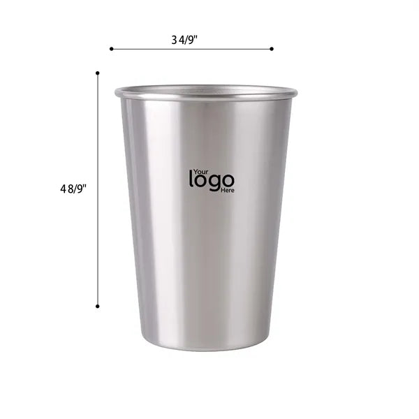 500ml Stainless Steel Rolled Rim Cup for Camping or Daily Us