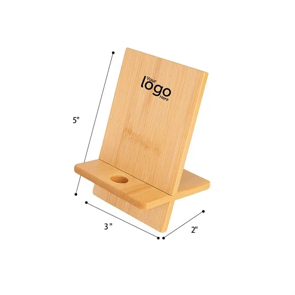 Eco-Friendly Bamboo Phone Stand