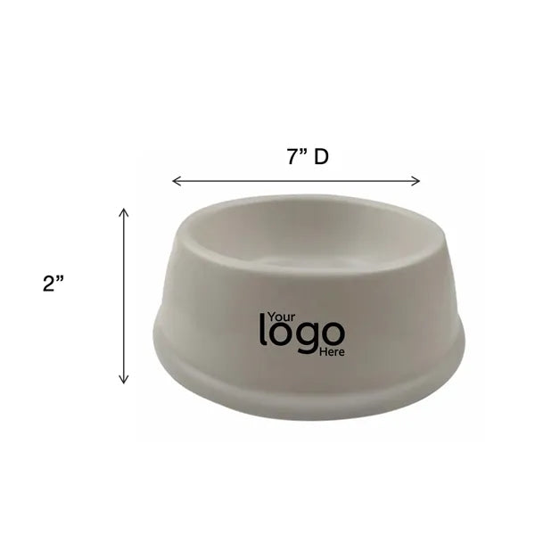 Eco-Friendly Bamboo Fiber Pet Bowl