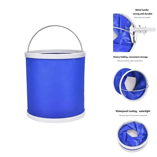 Portable Folding Water Bucket Waterproof for Car Wash and Fi